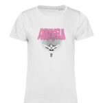 Camiseta DAMISELA POWER Blanco letras rosas