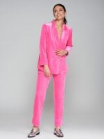 Pantalón pana fucsia