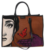 Bolso Tote bag italiano BUTERFLY - Imagen 5
