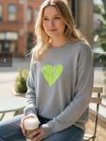 Jersey gris corazón - Imagen 2