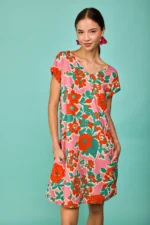 Vestido Luarca Rosa