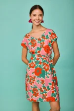 Vestido Luarca Rosa - Imagen 2