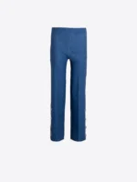 Pantalón azul botones