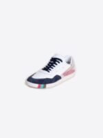 Zapatillas en piel multicolor